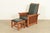 Stickley Mission Oak Arts & Crafts Reclining Morris Lounge Chair With Ottoman For Sale - Image 17 of 17