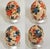 1996 Laurel Burch “Flowering Feline” Ceramic Cat With Japanese Washi Eggs For Sale - Image 9 of 11
