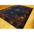 Antique Art Deco Chinese Floral Blue Navy 1920s Rug, Circa Date: 1920s. This exceptional Chinese Art Deco piece captures...