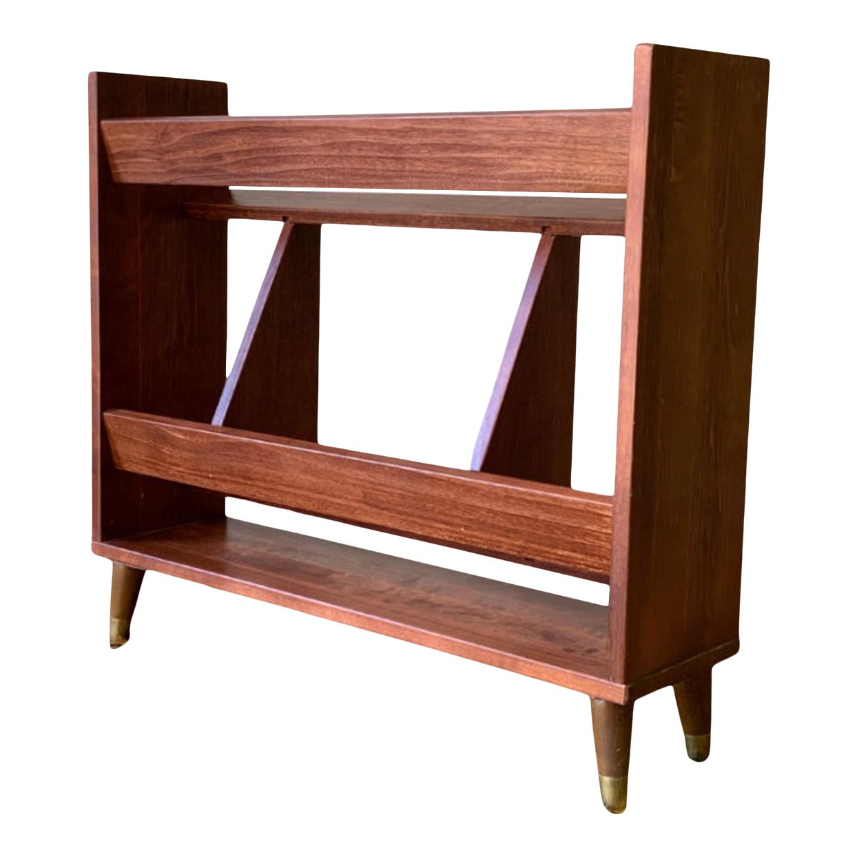 Mid Century Modern Bookcase / Vinyl Storage / Bookshelf Chairish