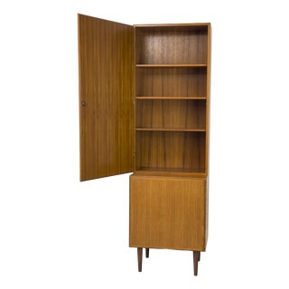 Narrow Teak Cabinet from Omann Jun, 1960s For Sale