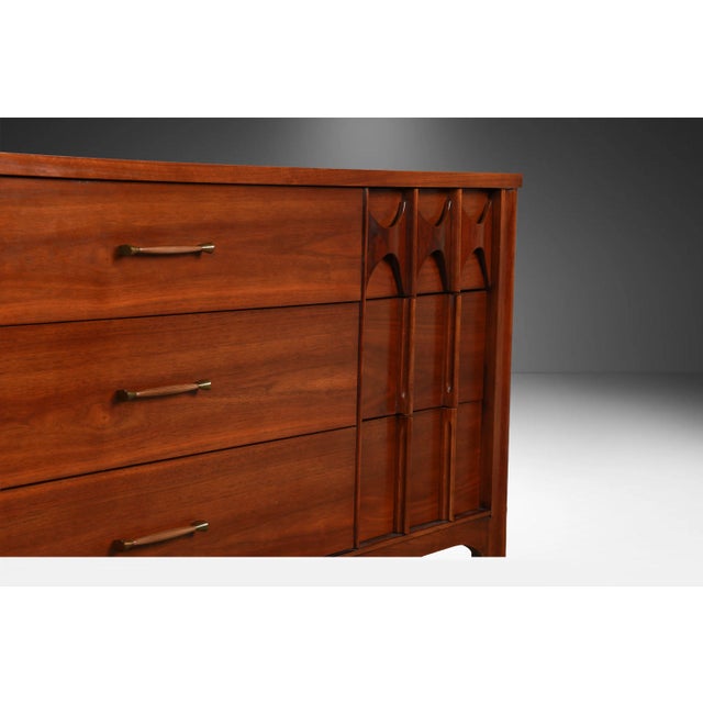 Kent Coffey Perspecta Triple Dresser Credenza Mid-Century Modern For Sale - Image 9 of 10