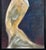 Late 20th Century Large Original Figurative Expressionist Female Dancer Oil Painting Framed For Sale - Image 4 of 7