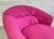 Pink Postmodern Swivel Lounge Chair / Armchair, C. 1980's For Sale - Image 4 of 13