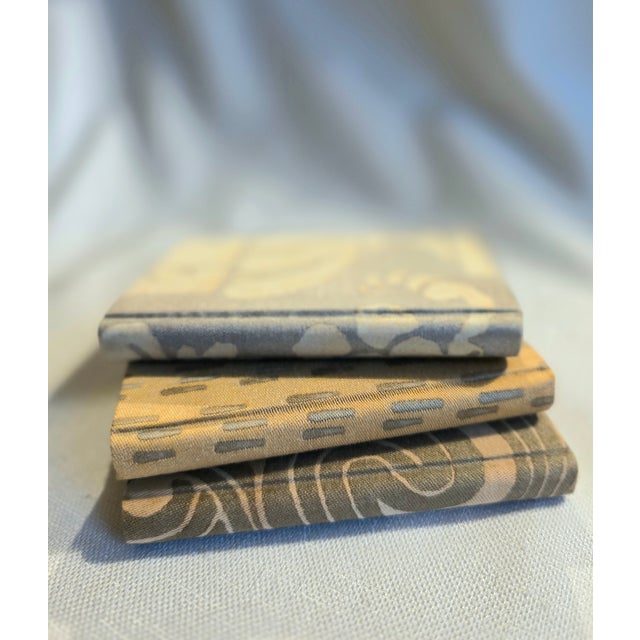 A set of 3 small Fortuny journals in a collection of their popular patterns At 4x5.25”, they easily fit into a pocket or...