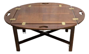 Vintage Cherry Butler’s Tray Top Coffee Table