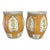 Large Pair of 1940s Hand Painted Talavera Vases Signed Casa Rossier For Sale