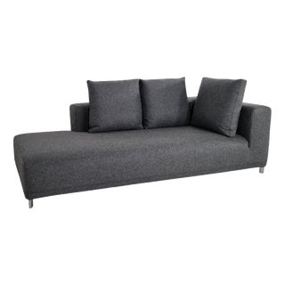 Opium Chaise Unit in Grey Wool from Ligne Roset For Sale