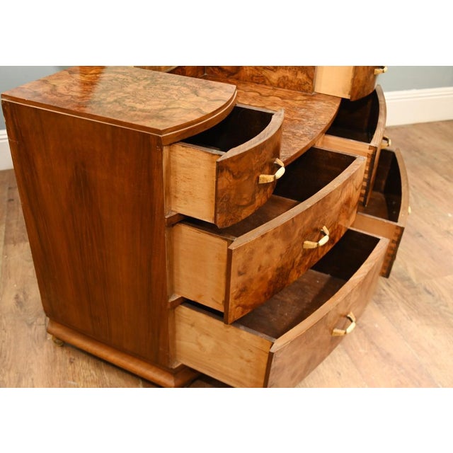 Art Deco Dressing Table in Burr Walnut, 1930 For Sale - Image 12 of 16