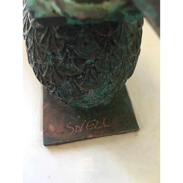 Hy Snell Early 20th Century Snell Copper Sculpture For Sale - Image 4 of 6