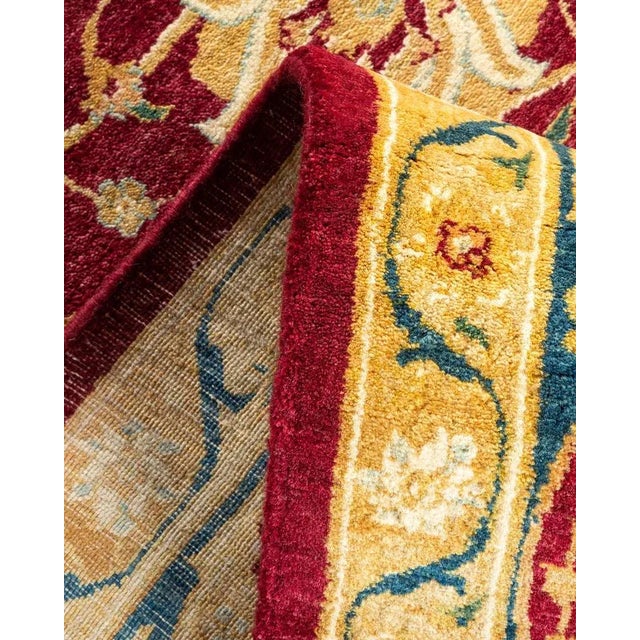Mogul, One-of-a-Kind Hand-Knotted Area Rug in Red, 8' 1" x 10' 3" For Sale In New York - Image 6 of 8
