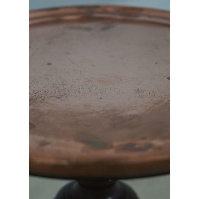 Brown Kittinger Cw-149 Mahogany Copper Top Williamsburg Kettle Stand For Sale - Image 8 of 13