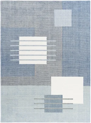 Handloom Modern Wool Rug. 9'00" X 12'00"