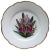 Mid 19th Century French Porcelain Purple Iris Plate For Sale - Image 4 of 4