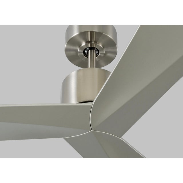 Making a bold statement with three uniquely carved, sloped blades, the Adler 52 ceiling fan has an ultra-modern aesthetic....
