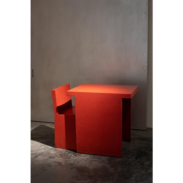 Chairs and Table by Gerhard Spangenberg for Tazpresso, Berlin, Germany, Set of 3, in Very Good conditions. Designed 1990...