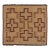 Vintage Tuareg Square Rug in Brown and Red With Geometric Patterns - Rug & Kilim For Sale