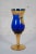 Glass Mid 20th Century Bohemian Czech Cobalt Blue & Gold Enamel Cordial Aperitif Shot Glasses- Set of 5 For Sale - Image 7 of 12