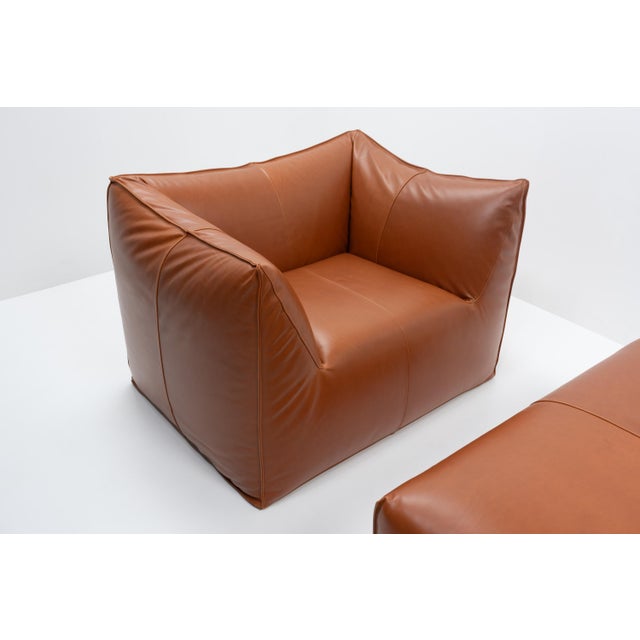 Set of Vintage Le Bambole Lounge Chair and Ottoman by Mario Bellini for B&B Italia, 2000s For Sale - Image 6 of 12