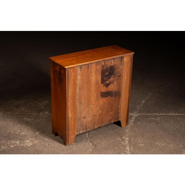 Early 20th Century Antique Wooden Apothecary Cabinet With Labeled Drawers For Sale - Image 5 of 9