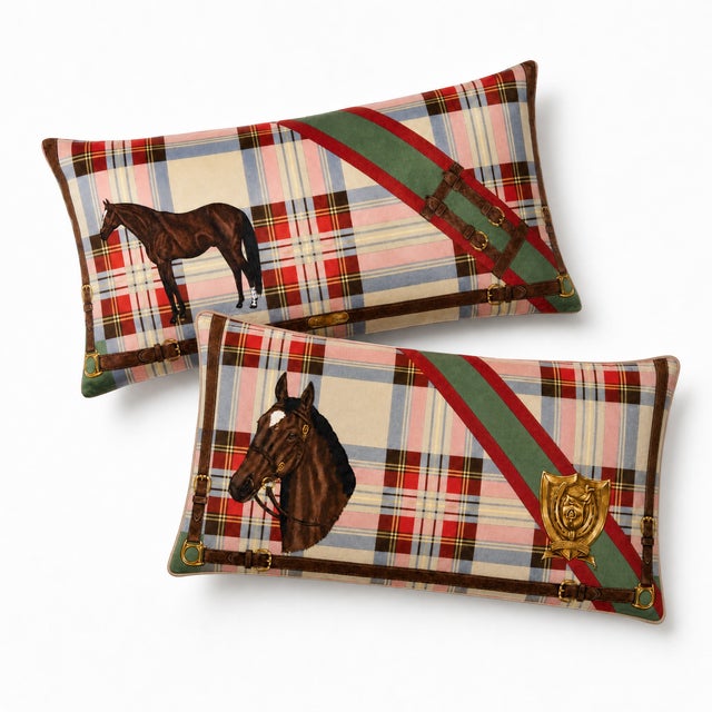 Vintage finds exclusively ours. Our vintage Ralph Lauren silk scarf pillows are sustainably sourced, locally made with a...