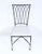 Set of 4 Black Iron Dining Side Chairs, C. 1980 For Sale - Image 10 of 18