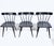 Set of 8 Attributed to Paul McCobb Planner Group Black Dining Side Chairs For Sale - Image 6 of 18