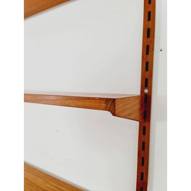 Wood Danish Modern Modular Teak Shelving System by Kai Kristansen for Fh Möbel, Denmark, 1960s For Sale - Image 7 of 11
