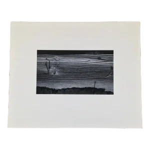 “Detail of Board” by Dean W Hand 1960 Modernist Black and White Photograph