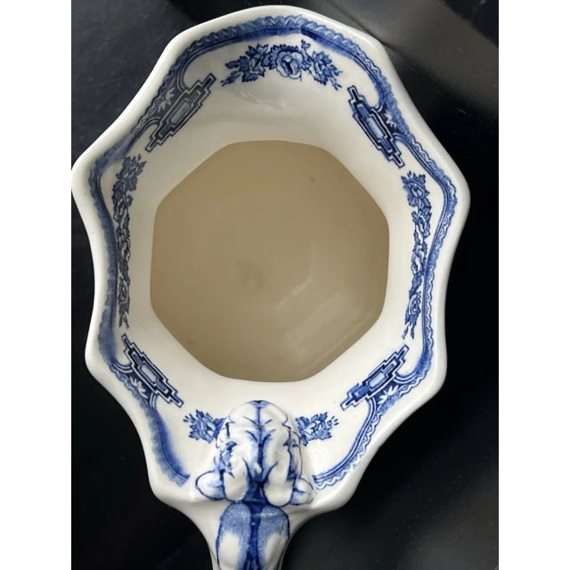 Mid-Century Modern Vintage Mason's Manchu Pattern Ironstone Pitcher For Sale - Image 3 of 4