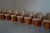 Pine dining chairs the chairs are in a very good condition with traces of usage normal to it´s age. Reupholstered in...
