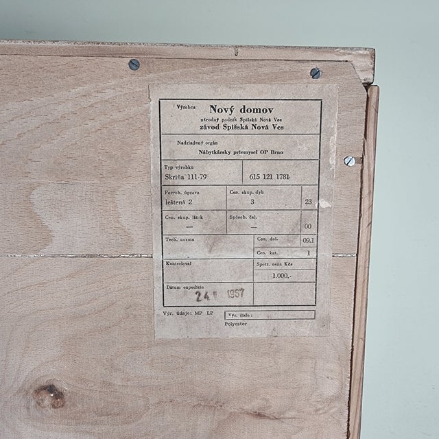 Vintage Wardrobe by Francisek Mezulanik, 1960s For Sale - Image 9 of 13