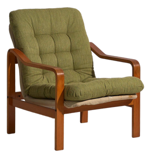Vintage Lounge Chair in Green