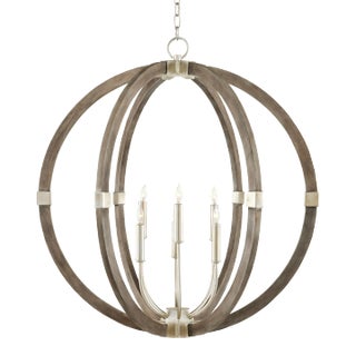 Currey & Company Bastian Orb Chandelier For Sale