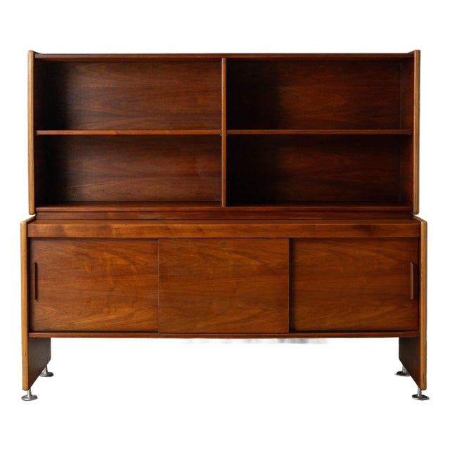 1960s Walnut Sideboard by Jens Risom For Sale