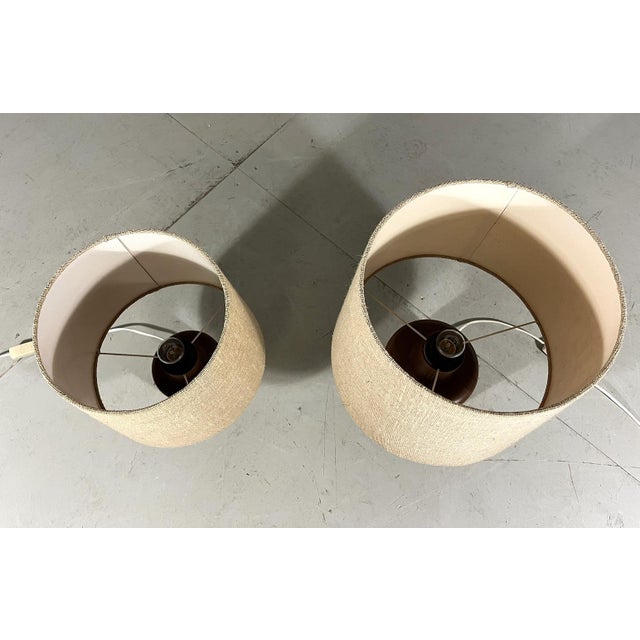 Teak Table Lamps from Bestform, 1960s, Set of 2 For Sale - Image 9 of 17