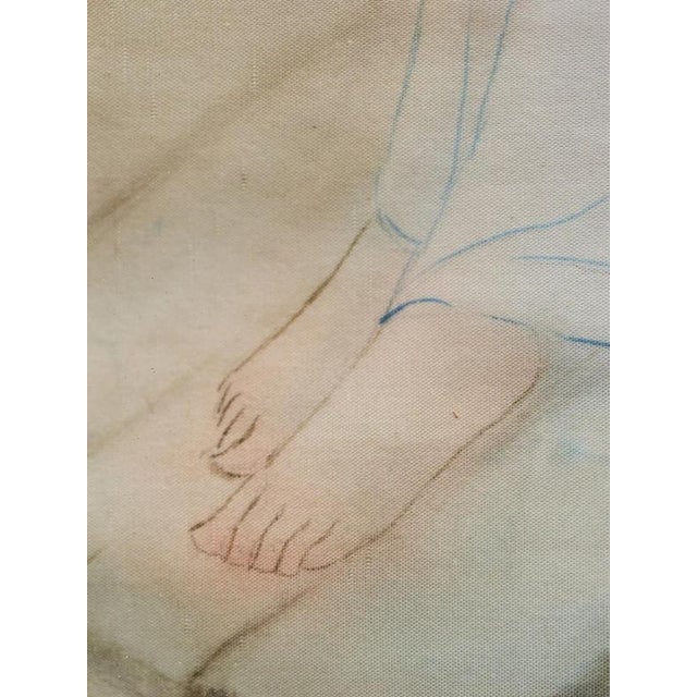 Trần Thị Hiếu Hạnh, Moments of Serenity, Silk, Framed For Sale - Image 4 of 10