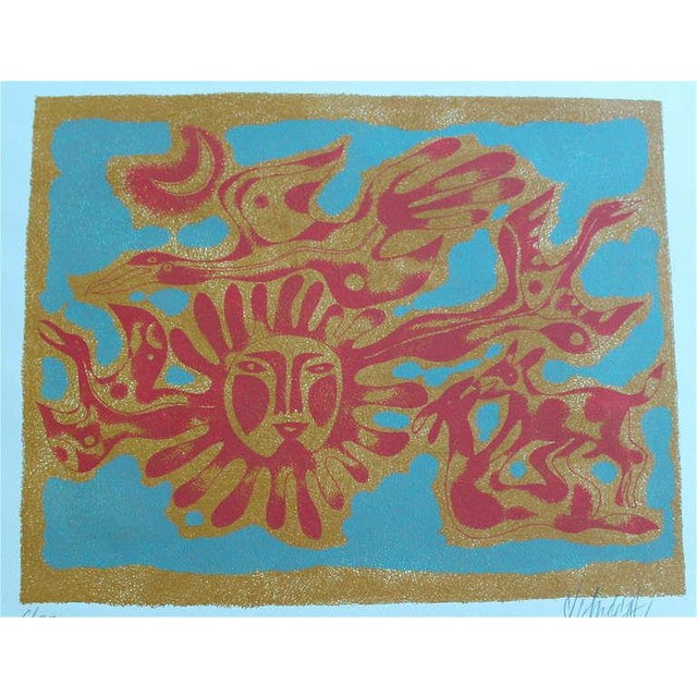 Original serigraph silkscreen prints by German/Canadian expressionist Yargo de Lucca (1925-2008) from the “Canada Suite”...