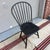 Antique Black Painted Bow-Back Kitchen Windsor Side Chair, Ca. 1800 For Sale - Image 4 of 12