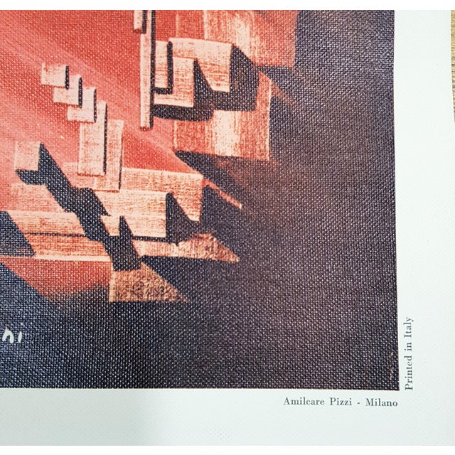 Textile Gianfranco Pelizzoni, Stacco Nel Tempo, Large Print on Canvas For Sale - Image 7 of 11