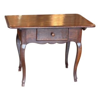 19th Century French Oak Side Table For Sale