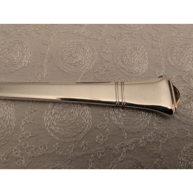 Silver Tiffany "Windham" Sterling Silver Dessert Spoons, 6 Pieces For Sale - Image 8 of 11