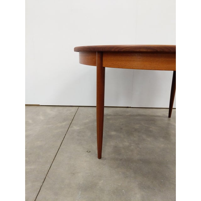 Wood Vintage Mid Century Modern Teak Extendable Dining Table by G Plan For Sale - Image 7 of 12