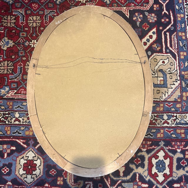 1900 - 1909 Antique Wood and Gesso Picture Frames With Bubble Glass-a Pair P For Sale - Image 5 of 6