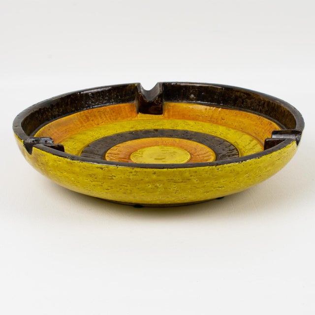 1960s Bitossi for Rosenthal Netter Ceramic Box, Bowls Vide Poche, 3 pc, circa 1960 For Sale - Image 5 of 15