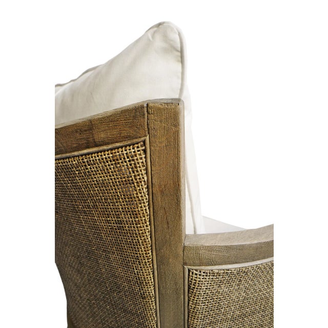 Cane & Oak Arm Chair For Sale - Image 9 of 12