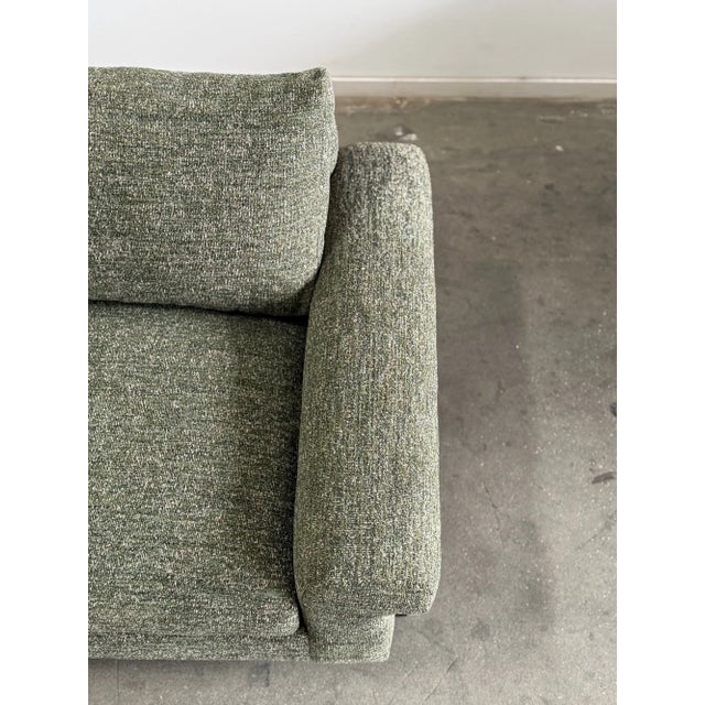 Scarpa Sofa in Green Tweed For Sale In Los Angeles - Image 6 of 10