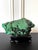Natural Malachite Rock on Display Stand as a Scholar Stone For Sale - Image 12 of 14