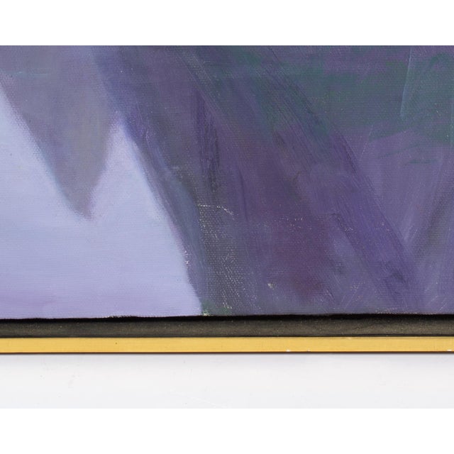 Textile 1990 Oil on Canvas Painting by Edward H. Frost For Sale - Image 7 of 9