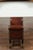 Petite English 1920s X-Form Leather Stool with Out-Scrolling Arms and Nailheads For Sale - Image 10 of 11